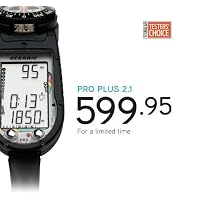 New Oceanic ProPlus 2.1 Air Integrated Nitrox Dive Computer & Compass with FREE Online Training (w/o Qik Disconnect)