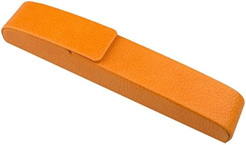 Giorgio Fedon 1919 Single Pen Case With Magnetic Closure - 2,4x15,3x2,8 cm - Orange