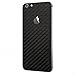 Black Carbon Fiber SKINTZ Protective Skin Wrap Compatible with iPhone 6 Plus/iPhone 6s Plus