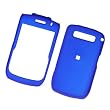 RIM BlackBerry Curve 8900 T-Mobile Rubberized Snap On Protector Hard Case Rubber Feel Cover Blue