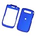 RIM BlackBerry Curve 8900 T-Mobile Rubberized Snap On Protector Hard Case Rubber Feel Cover Blue