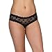 Hanky Panky Women's After Midnight Hot Dot Open Gusset Hipster, Black, Large