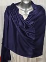 Ink Blue Pashmina style shawl / scarf / Wrap