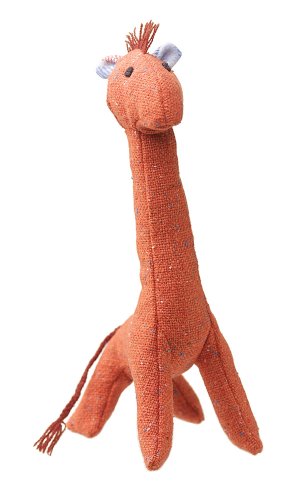 San Diego Hat Company Gabe The Giraffe Rattle Toy Brown, 0-12 Months