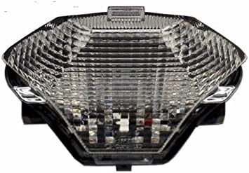 R3 Clear Tail Light w/ Integrated Turn Signals & HD Relay fits: 2015-17 Yamaha R3 & FZ07