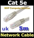 Cat5e RJ45 Ethernet LAN Network Cable UTP Lead 5M