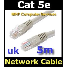 Cat5e RJ45 Ethernet LAN Network Cable UTP Lead 5M