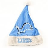 Detroit Lions Santa Hat