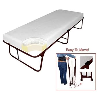 Night Therapy Deluxe Space Saver Rollaway Guest Bed Bonus Storage Bag