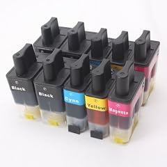 10 XL Patronen, kompatibel zu Brother  (4x schwarz & je 2x cyan magenta yellow)