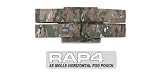 4x MOLLE Horizontal Pod Pouch (Eight Color Desert) - paintball chest protector