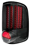In Pro Car Wear LEDT-538CB Bermuda Black L.E.D StyleSide Tail Lamps 2004-2007 Ford F150/F250 LD
