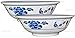 Happy Sales, set of 2 Melamine Oriental Pho Noodle Soup Bowl, 52 Ounce, Blue Lotus Design