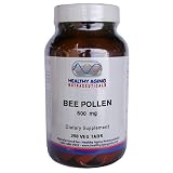 Healthy Aging Nutraceuticals Bee Pollen 500 Mg 250 Vegetarian Tablets