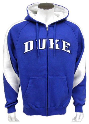 Buy Duke Blue Devils Mens Varsity Full Zip Fleece Hoodie by Colosseum Athletics