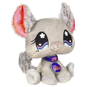 Littlest Pet Shop VIP Virtual Interactive Pet Plush Figure Chinchilla by 