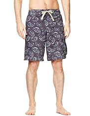North Coast Paisley Print Swim Shorts