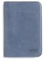 Cole Haan Hand-Stained Pebble Grain Leather Kindle Cover with Hinge (Fits Kindle Keyboard), Blue Pearl