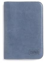 Hot Sale Cole Haan Hand-Stained Pebble Grain Leather Kindle Fire Cover, Blue Pearl (will not fit HD or HDX models)