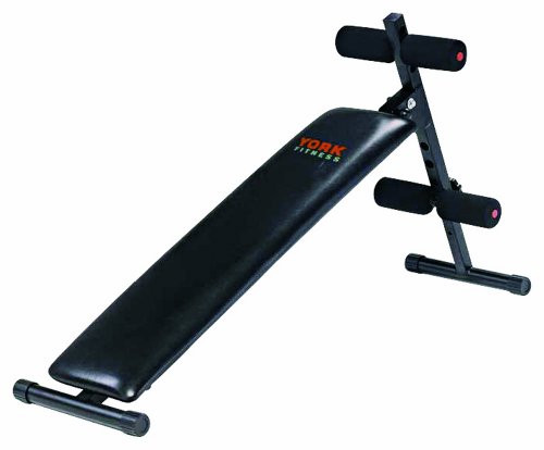 York Fitness Bank Bauchtrainer, schwarz/silber Preisvergleich