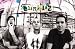Blink 182 (Group, B&W) Black Wood-Mounted Music Poster Print - 24 X 36
