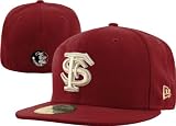 NCAA Unisex Adult Florida State Seminoles College 59Fifty (Dark Red, 7)