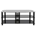Metal and Glass TV Component Stand