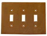 IMAGE OF Truffle Ceramic Switch Plate / 3 Toggle