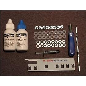 Ultimate Xbox 360 XCLAMP Repair Kit - 3 Red Light X-Clamp Fix w/ 3.5g Arctic Silver 5 & Opening Unlock Toolkit