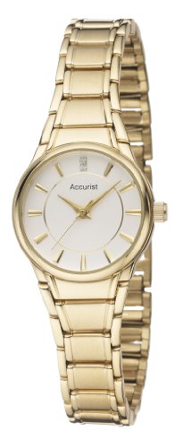 Accurist Gold Plated Ladies Bracelet Watch - LB1864W