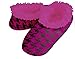 Snoozies Womens Plaids and Stripes Fur Plush Fleece Lined Footcoverings