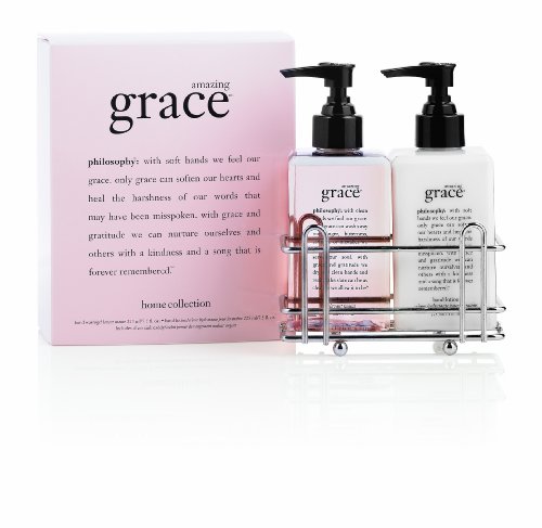 Philosophy Amazing Grace Home Set (Hand Wash 7.5 Ounce, Hand Lotion 7.5 Ounce)