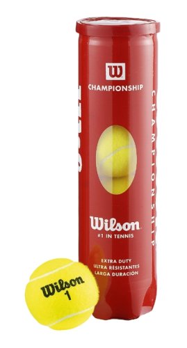 Wilson Championship Extra Duty Tennis Balls - 4 Ball Tube