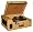 Crosley CR89 Traveler Stack-o-Matic Turntable, Brown/Tweed