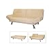 Convertible Sofa Bed - Microfiber Camel