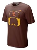 San Diego Padres Brown Nike Cooperstown Hair-itage Tony Gwynn Player Tee