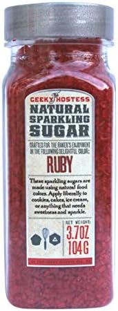 Natural Colored Ruby Sparkling Sugar