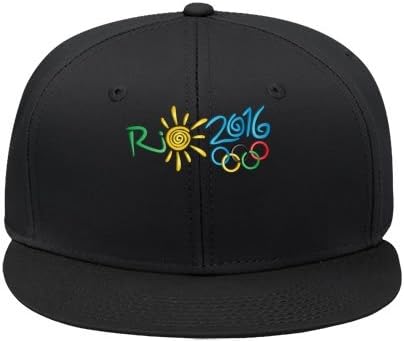 IKAI 2016 Brazil Rio Olympic Games Logo Hip Hop Cap Black Medium