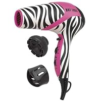 Hot Tools Pink Zebra Ionic 1875 Watt Hair Dryer, 1034PZ
