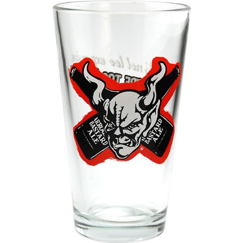Arrogant Bastard Ale Bastard Bones Pint Glass