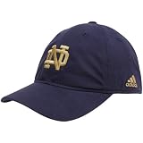 adidas Notre Dame Fighting Irish Youth Navy Blue Basic Logo Slouch Hat