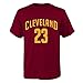 adidas Lebron James Cleveland Cavaliers Garnet Youth Name and Number Jersey T-Shirt