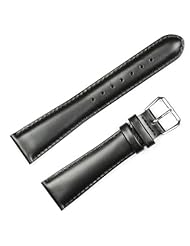 Coach Leather Watchband Black 17mm - by deBeer
