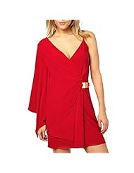 Girls Belted Polyester/Spandex Club Dress/Mini Dress 