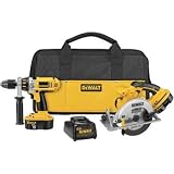 Factory-Reconditioned DEWALT DC2PAKSAR Heavy Duty XRP 18-Volt Cordless 2-Tool Combo Kit, includes Hammer Drill and Circular Saw