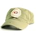 San Francisco 49ers Tattered Patch Slouch Fit Baseball Hat - Green