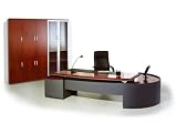 DESIGNER CHEF SCHREIBTISCH + AKTENSCHRANK BERGAMO