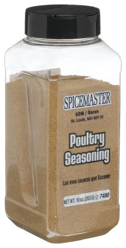 Spicemaster Poultry Seasoning, 10-Ounce Plastic Canisters (Pack of 3)