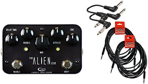 J. Rockett Audio Designs Alien Echo Delay Bundle - 4 Items: 2x 18.6' Strukture Cables, 2x Hosa Patch Cables