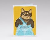 Sweater Vest Cat Card